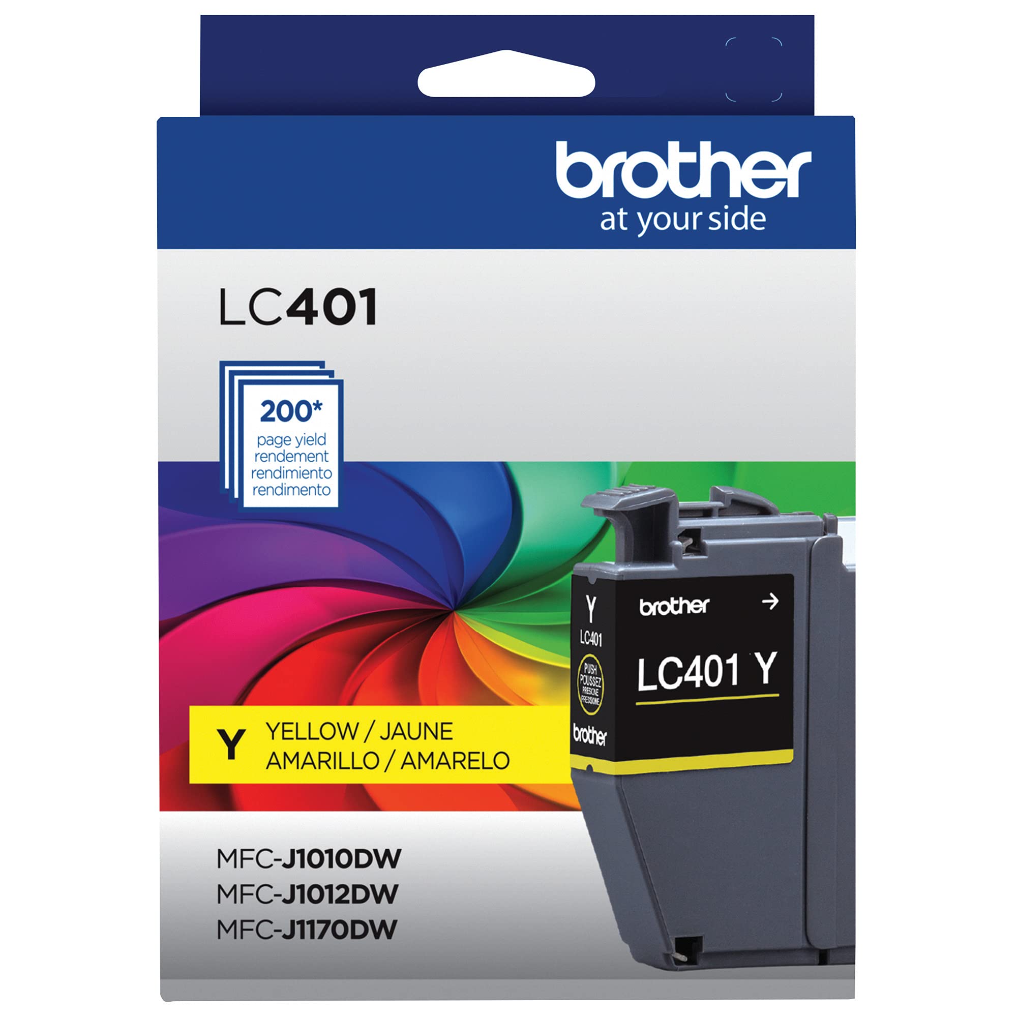 cartucho brother lc-401 yellow